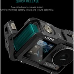 Tilta Basic Camera Cage Kit for DJI Osmo Action 3 (Titanium Gray)