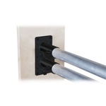 KUPO Double Spreader Set for Pipe 1-1/2" Schedule 40 (O.D. 48.3mm)-Black