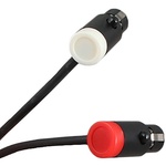 Cable Techniques Low-Profile TA3F to Straight XLR-3M Male Cable for Rode Stereo VideoMic X (Pair, 24")