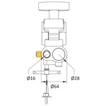 KUPO KCP-844B / TV Coupler - Black