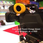 Bluestar Oval Large Viewfinder Eyecushion (Fleece, Gray)