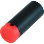 Cable Techniques Low-Profile Right-Angle Mini-XLR 3-Pin Male Connector with Adjustable Exit (Standard Outlet, Red Cap)