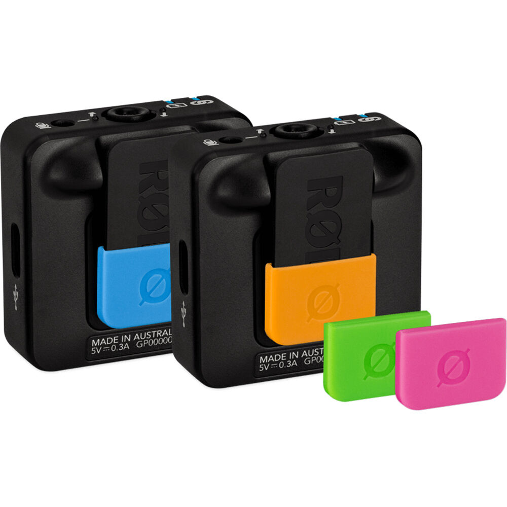 RODE COLORS 2 Set of Color-Coded Windshields, Rings & Tags for Wireless ...