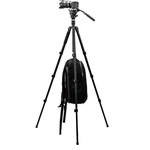 Fotopro S5i Pro Heavy-Duty Video Tripod with Fluid Head