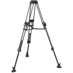 Manfrotto 526-1 Fluid Head with 645 FAST Twin Carbon Fiber Tripod System with 2-in-1 Spreader & Bag