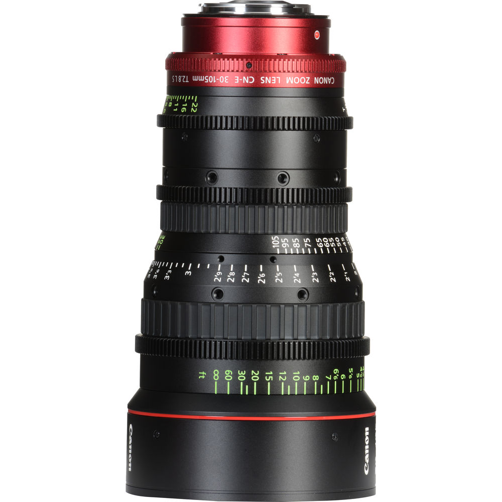 Canon CN-E 30-105mm T2.8 L S Telephoto Cinema Zoom Lens with EF Mount