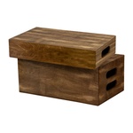 KUPO Brown Stained Apple Box Set Half And Full Size