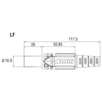 KUPO K-LOK 150A Single-pole Female Plug- Brown