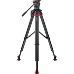 Sachtler System aktiv10T & flowtech 100 with Mid-Level Spreader