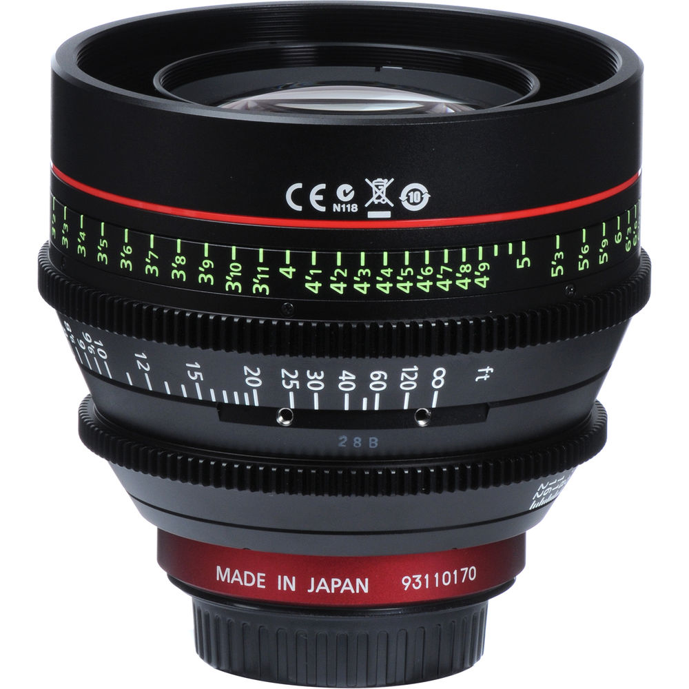 Canon CN-E 85mm T1.3 L F Cinema Prime Lens (EF Mount)