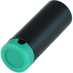 Cable Techniques Low-Profile Right-Angle Mini-XLR 3-Pin Male Connector with Adjustable Exit (Standard Outlet, Green Cap)