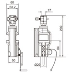 KUPO Spigot Adapter 5/8" F To 1-1/8" F