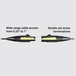 KUPO K-LOK 400A Single-pole Male Plug - Black