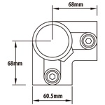 KUPO 3 WAY 90 DEGREE, SILVER