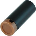 Cable Techniques Low-Profile Right-Angle Mini-XLR 3-Pin Male Connector with Adjustable Exit (Standard Outlet, Brown Cap)