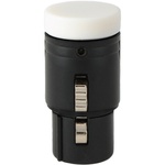 Cable Techniques Low-Profile Right-Angle XLR 3-Pin Female Connector (Standard Outlet, A-Shell, White Cap)