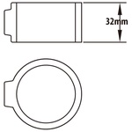 KUPO LOCKING COLLAR, SILVER