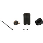 Cable Techniques Low-Profile Right-Angle XLR 3-Pin Male Connector (Large Outlet, B-Shell, Black Cap)