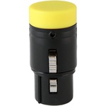 Cable Techniques Low-Profile Right-Angle XLR 3-Pin Female Connector (Large Outlet, A-Shell, Yellow Cap)