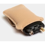 Viviana Large Belt Puffy Pouch (Beige)