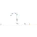 Sennheiser HM 200 Omnidirectional Headworn Microphone with Miniature MKE 1 Capsule (Silver, Locking 3.5mm Connector)