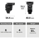 Sony ECM-M1 Compact Camera-Mount Digital Shotgun Microphone