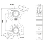 KUPO Nugget Swivel Coupler - Silver
