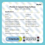Phottix G-Capsule Octagonal Deep Softbox (16")