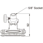 KUPO KCP-360B ALI CLAMP BLACK