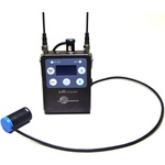 Cable Techniques CT-LP-LR-18XB Low-Profile TA3F to Low-Profile XLR3M Cable (18", Blue Caps)