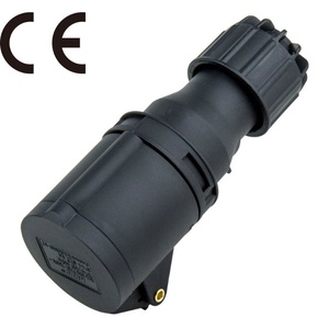KUPO CEE FORM 16A/3P/230V, LINE FEMALE (BLACK)