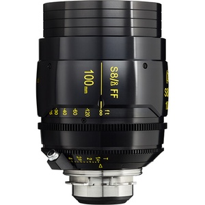 Cooke S8/i Full Frame Plus 100mm T1.4 Prime Lens /PL or LPL mounts, Dual Focus scales (specify on order)