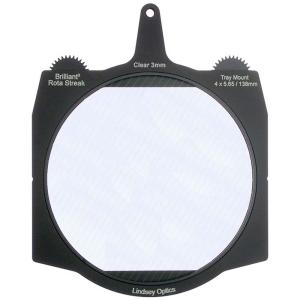 Lindsey Optics Brilliant² 4 x 5.65" Rota-Streak Filter (Green, 3mm Cylindrical Lens Spacing)