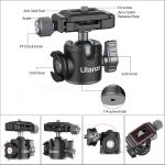 Ulanzi U-80L Side Cold Shoe Mount Ball Head with Arca-Type Quick Release