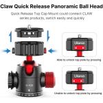 Ulanzi U-100 Claw Quick Release Ball Head with Side Cold Shoe Mount