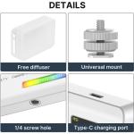Ulanzi VL120 RGB LED Video Light (White)