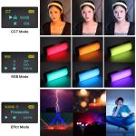 Ulanzi Compact Magnetic RGB LED Tube Light (3.9")