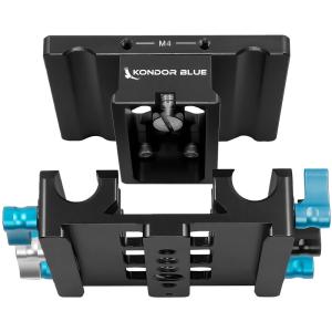Kondor Blue Universal 15mm LWS Bridge Plate for ARRI/RED/URSA/C70/VENICE (Raven Black)