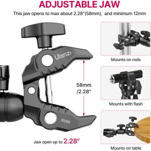Ulanzi R096 Double Super Clamp (6.3")