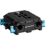 Kondor Blue LWS ARRI Bridge Plate with Riser for RED V-RAPTOR (Raven Black)