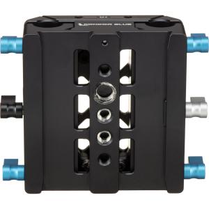 Kondor Blue LWS ARRI Bridge Plate with Riser for RED V-RAPTOR (Raven Black)