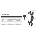 Ulanzi Super Clamps with Dual Ball Head Magic Arm