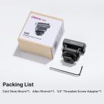 Ulanzi Cold Shoe Mount Adapter for DJI Osmo Action 3/4 & Pocket 3