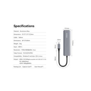 Ulanzi USB-C Multifunctional Capture Card