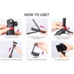 Ulanzi MT-44 Extendable Vlogging Tripod with Ball Head (Black)