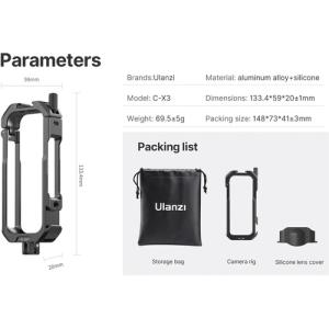 Ulanzi Metal Cage for Insta360 ONE X3