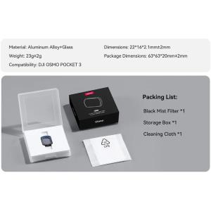 Ulanzi PK-01 Black Mist Filter for DJI Osmo Pocket 3