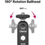 Ulanzi Double Ball Head Magic Arm with 1/4"-20 Screw and Cold Shoe