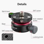 Ulanzi TT37 Mini Leveling Base for Tripod Head