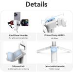 Ulanzi JJ02 Smartphone Tripod with Remote (White)